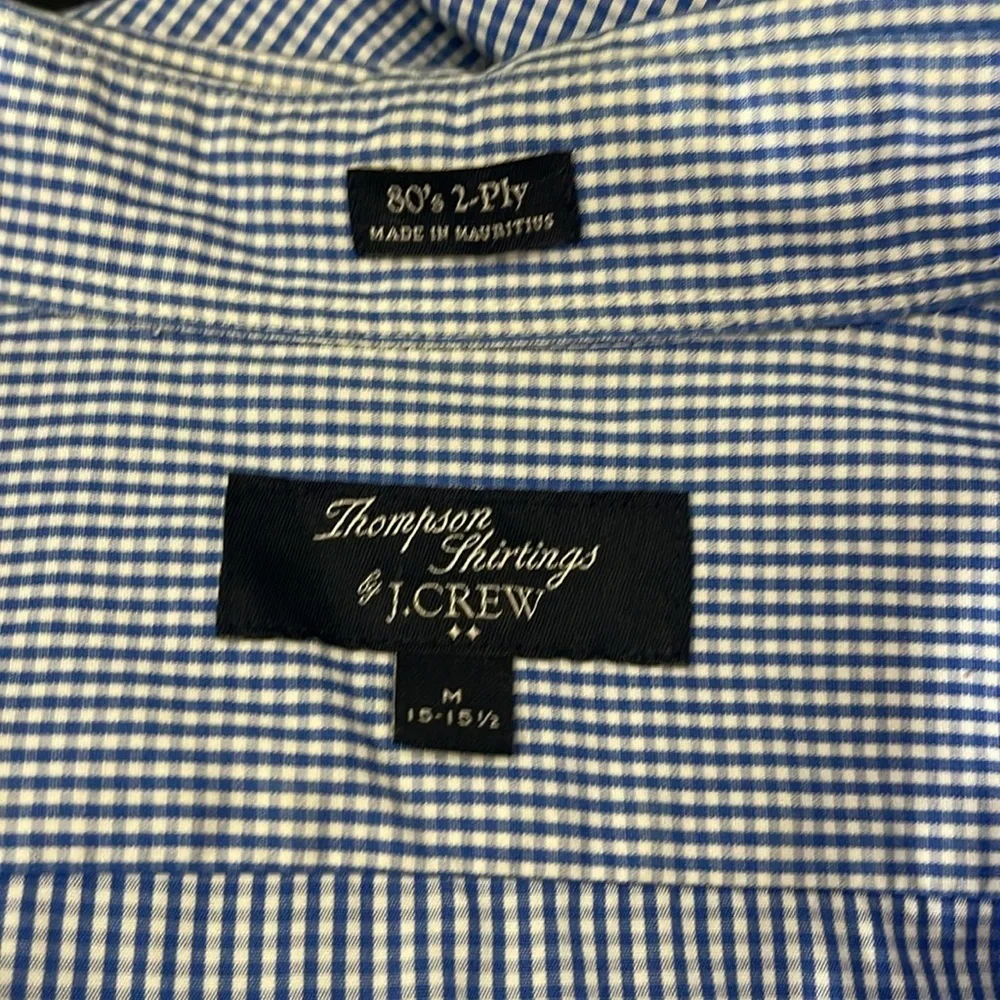 J. Crew Thompson shirtings medium